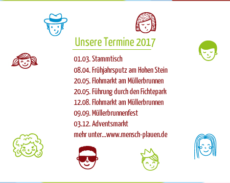 Unsere Termine für 2017!