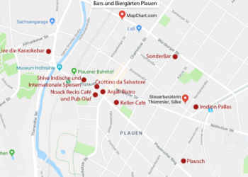 Dresden Plauen und seine Bars, Kneipen und Biergärten
