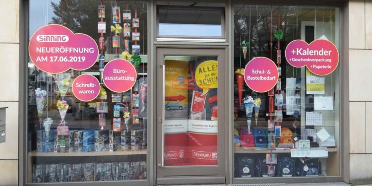 Sinning – Ein neues Geschäft am Müllerbrunnen.